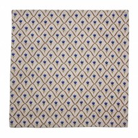 Kom Amsterdam Set 4 Napkins "Tulip" 40x40 cm, Blue