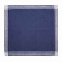 Lot de 4 serviettes 40x40 cm Feston, bleu