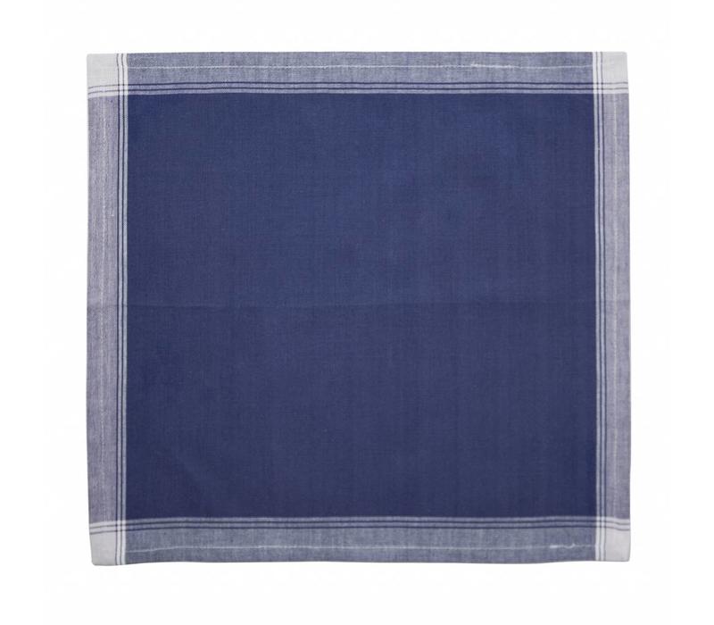 Set of 4 Napkins 40x40 cm Feston, Blue