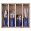 Kom Amsterdam Provence Cutlery Set 24 pcs Dot Blue