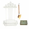 French Kitchen Collection French Kitchen Collection Rack Dish-washing with Brush & Soap Iron, Cream