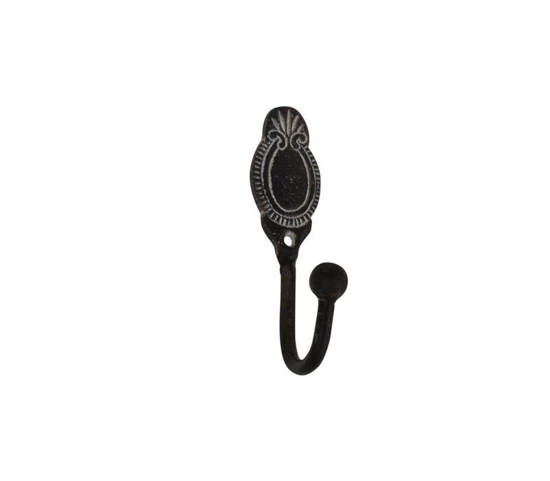 Mini Hook H10 cm Iron Antic Finish