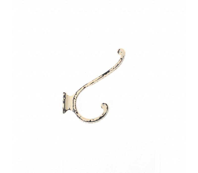 French Kitchen Collection "Vintage" Hook, Ivory Yellow