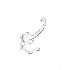 French Kitchen Collection Vintage Hook Iron, White