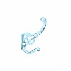 French Kitchen Collection Hook HV3B, Blue