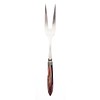 Murano Carving Fork Murano, Chocolate brown