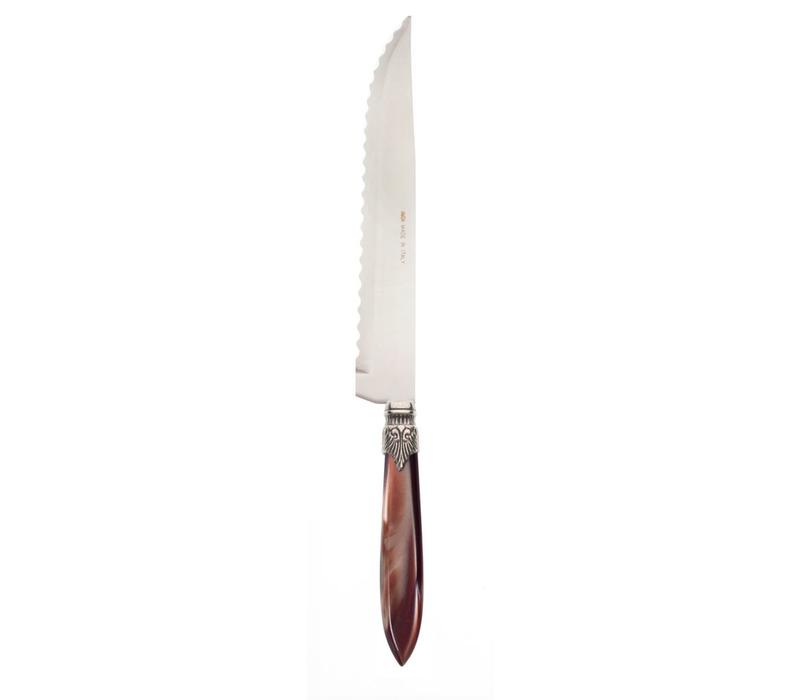 Carving Knife Murano, Chocolate brown