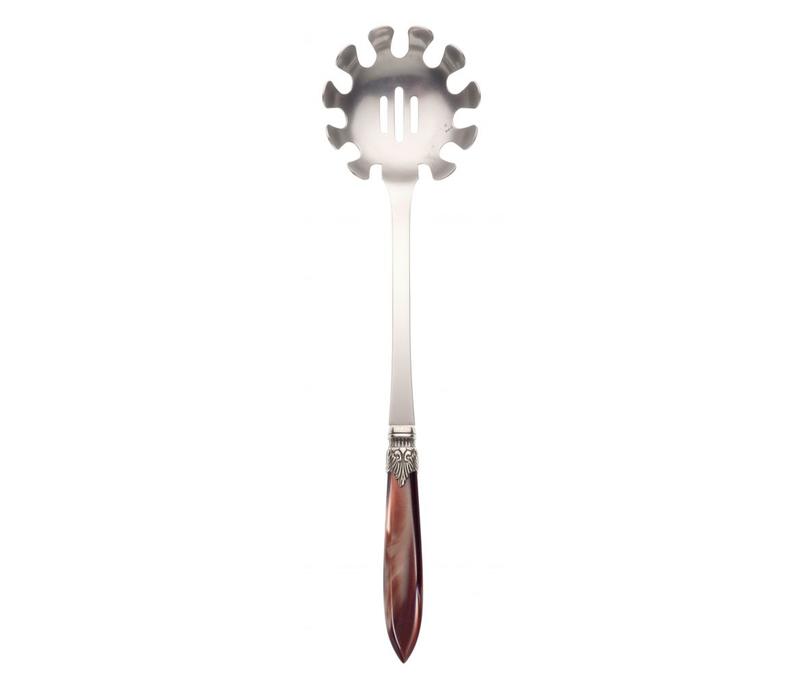 Murano Spaghetti Server Chocolate Brown