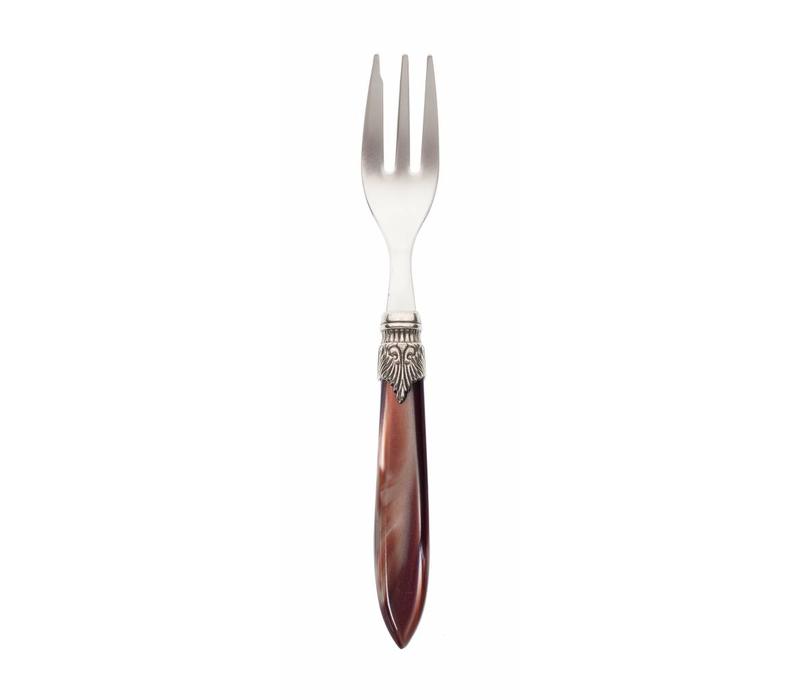 Cake Fork Murano, Chocolate brown