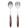 Murano Salad Server Set (2-piece) Murano, Chocolate brown