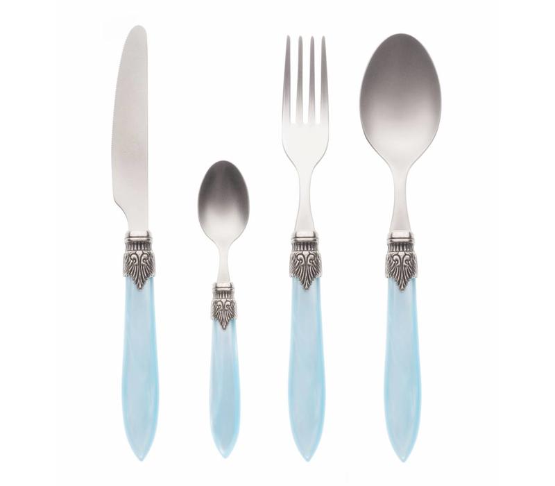 Murano 24 Piece Cutlery Set Turquoise