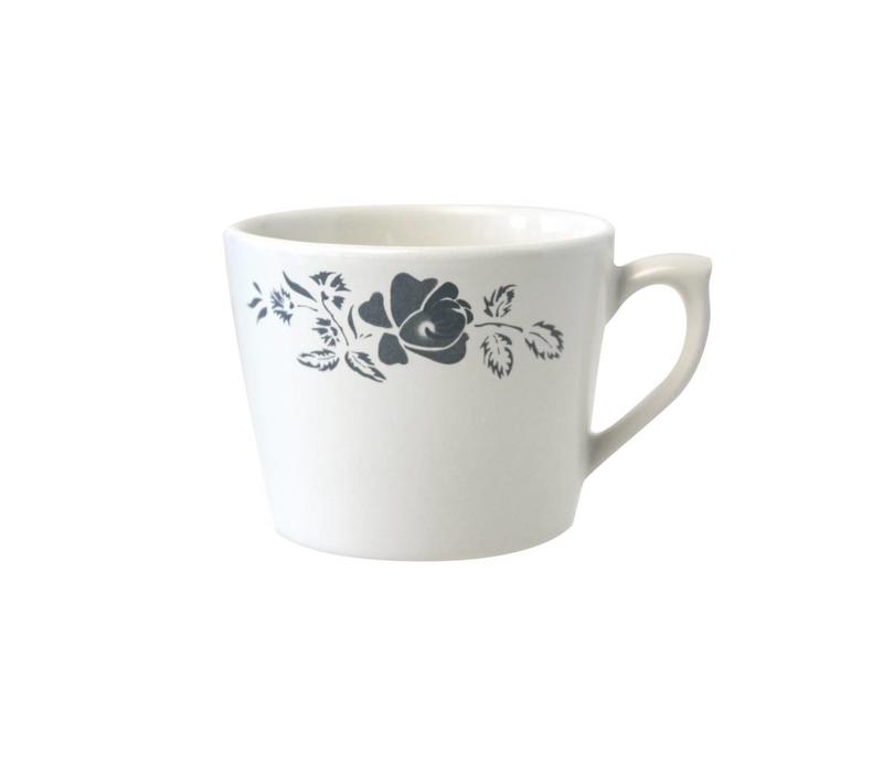 Dépôt d'Argonne Cappuccino Cup With Ear Rose, Gray