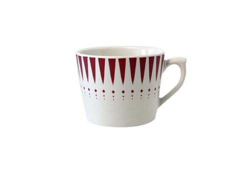 Dépôt d'Argonne Dépôt d'Argonne Tasse Cappuccino Arlequin, Rouge