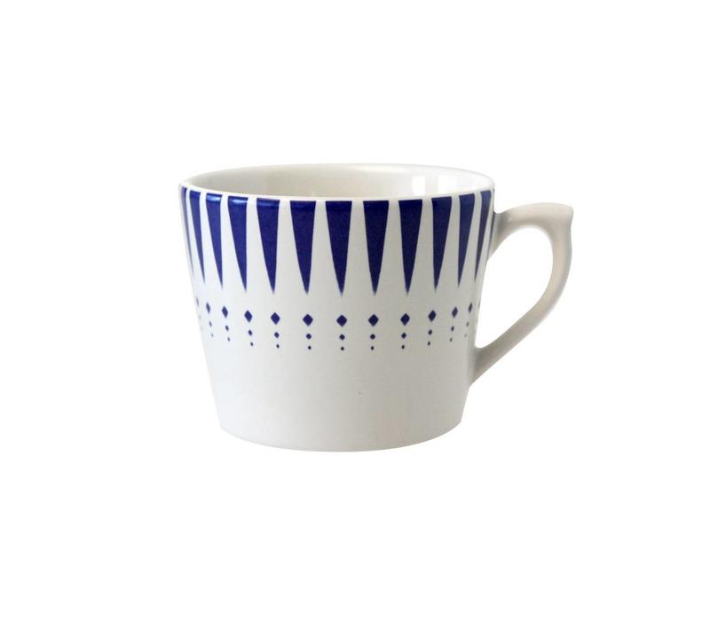 Dépôt d'Argonne Cappuccino Cup Arlequin, Blue