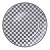 Dépôt d'Argonne Dépôt d'Argonne Assiette plate Damier, Gris