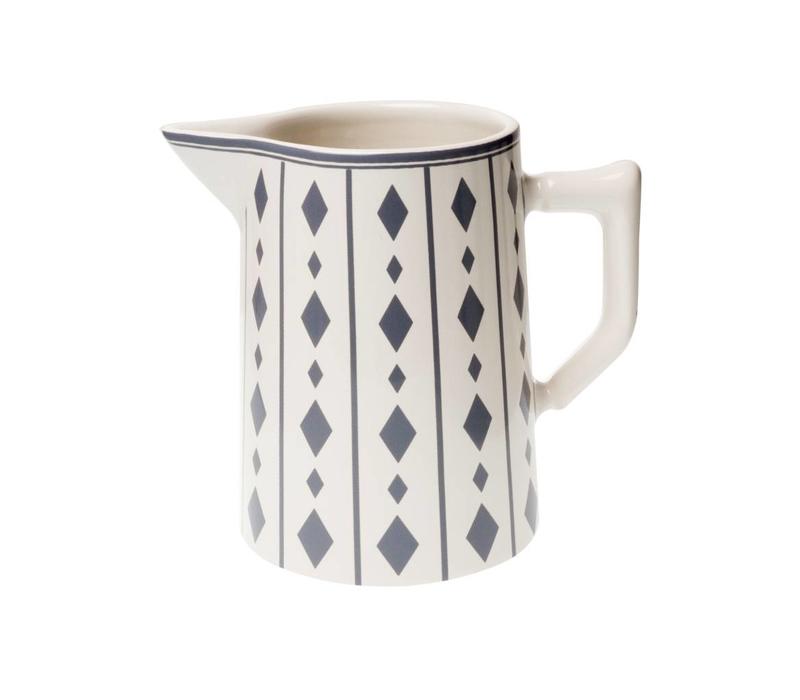 Dépôt d'Argonne Pitcher 1 Liter Losange, Grey