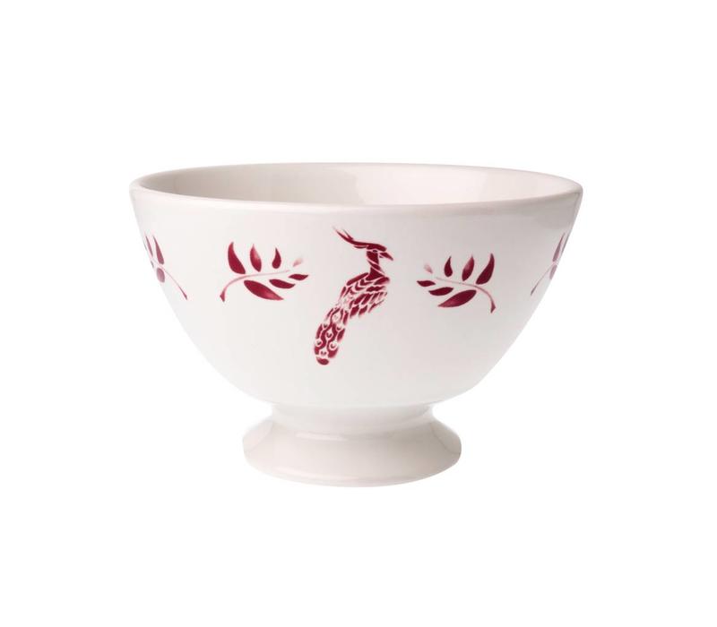 Dépôt d'Argonne Bowl Medium Paon, Red