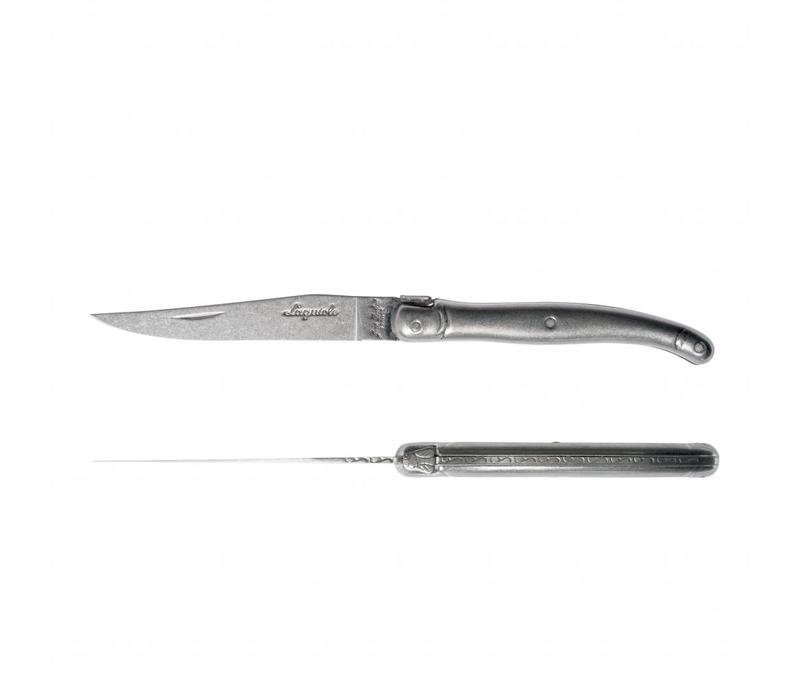 Laguiole Premium 6 Steakmesser Vintage Edelstahl