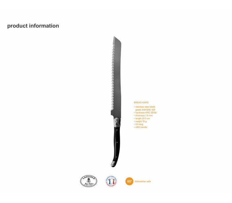 Laguiole Premium Brotmesser aus Olivenholz in Box
