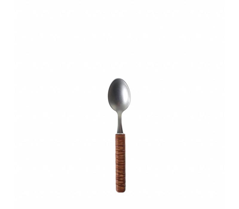 Java dessert spoon brown