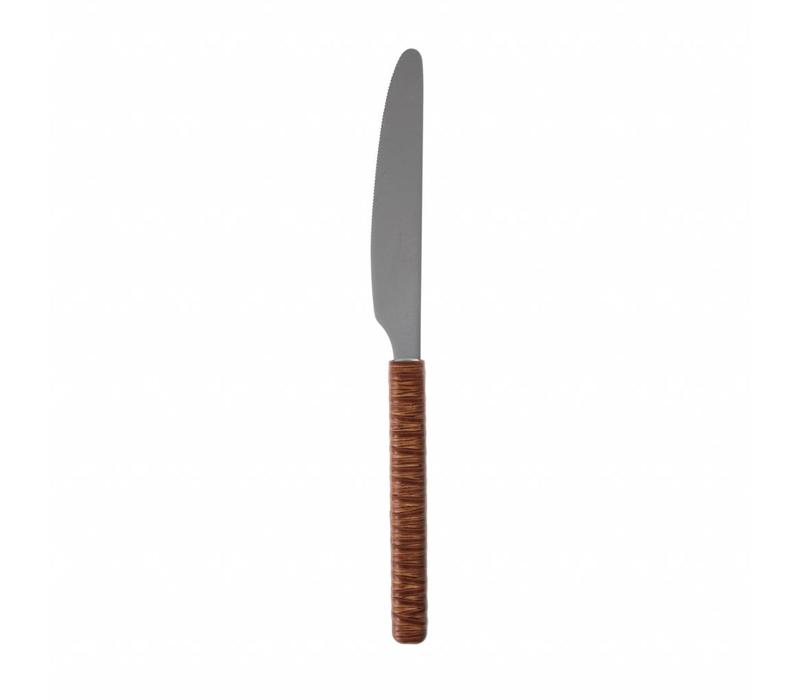 dinner knife Java brown