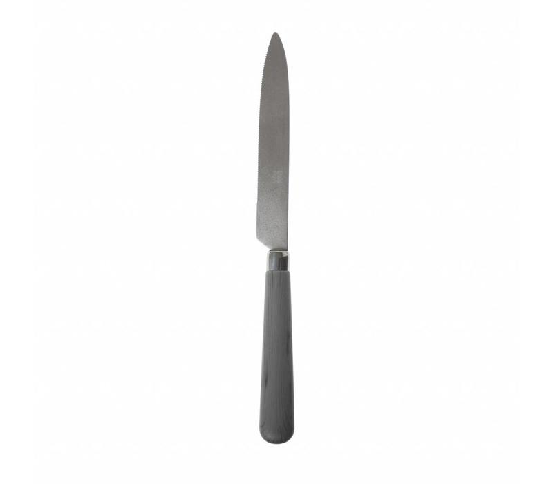 Chestnut dinner knife grey