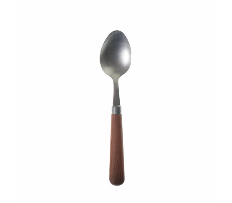 Cuillère à soupe en châtaigne marron