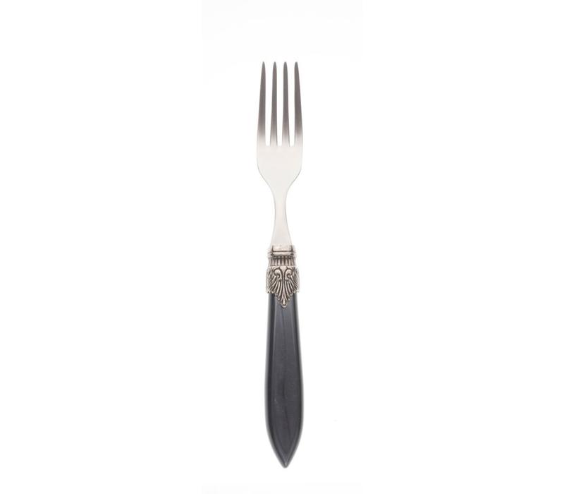 Murano Dessert Fork Anthracite Black