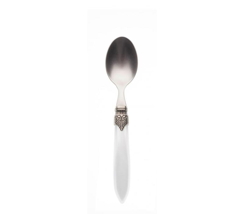 Murano Dessert Spoon Ice White