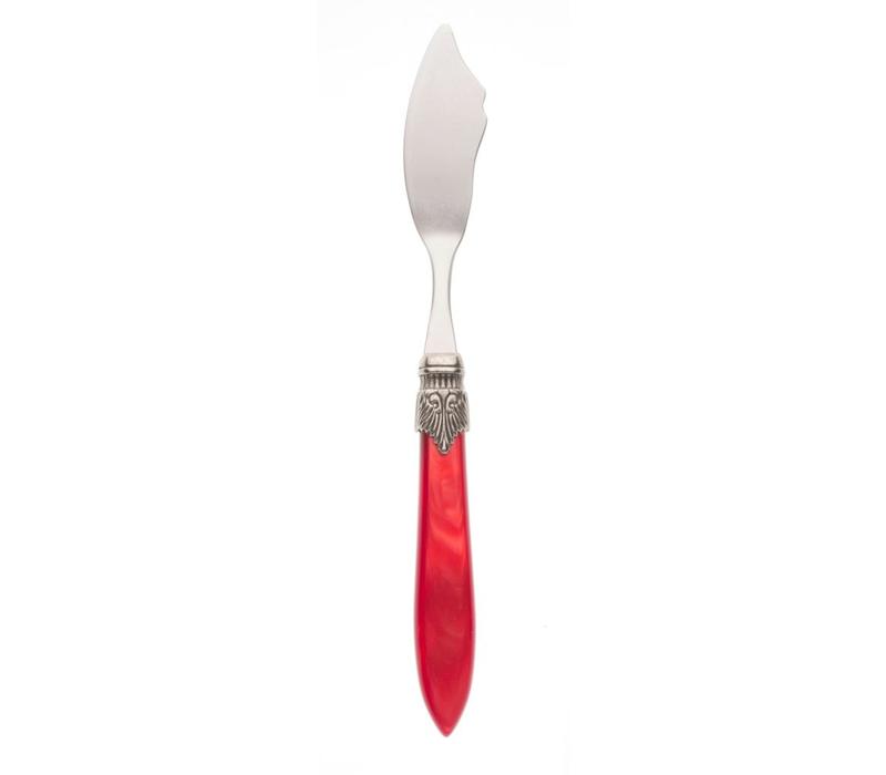 Fish Knife Murano; Red
