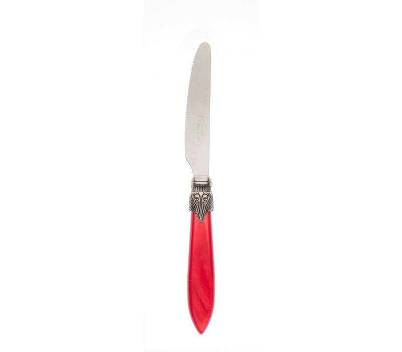 Murano Dessert Knife Bright Red