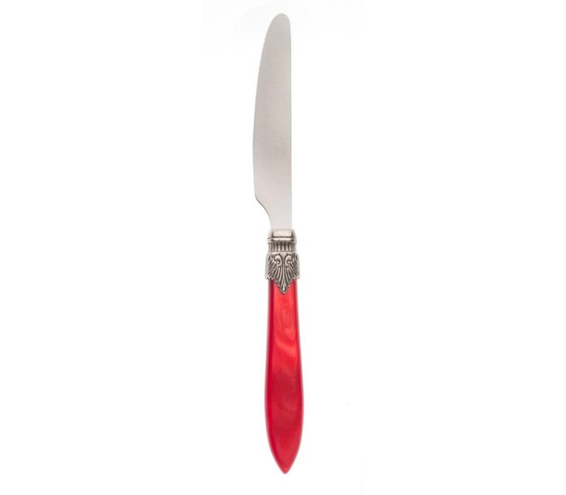 Murano Table Knife Bright Red