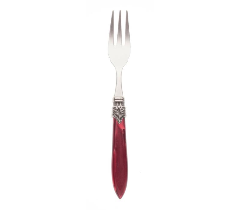 Fish Fork Murano Burgundy