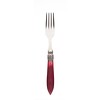 Murano Murano Dessert Fork Burgundy Red