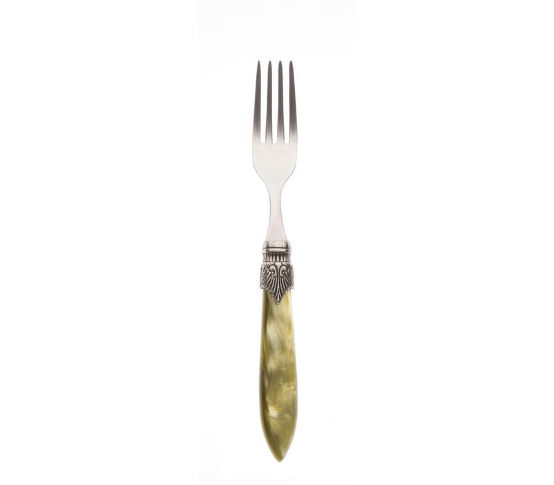 Murano Dessert Fork Olive Green