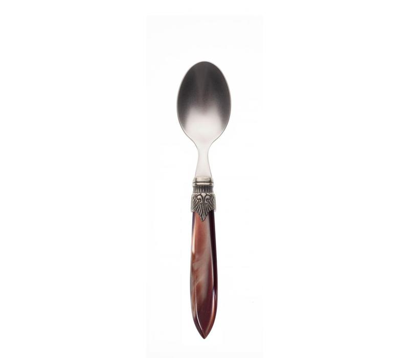 Murano Dessert Spoon Chocolate Brown