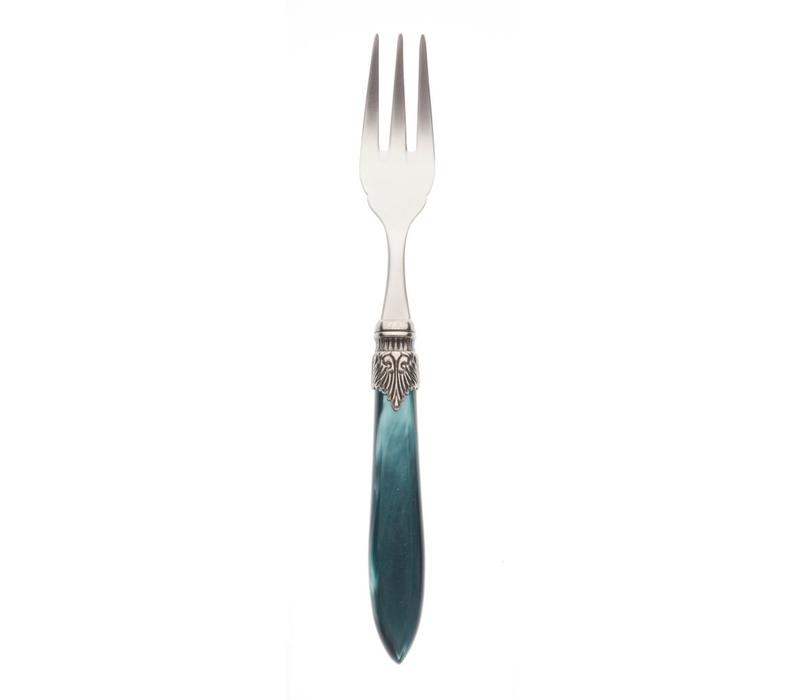 Fish Fork Murano; Dark Green