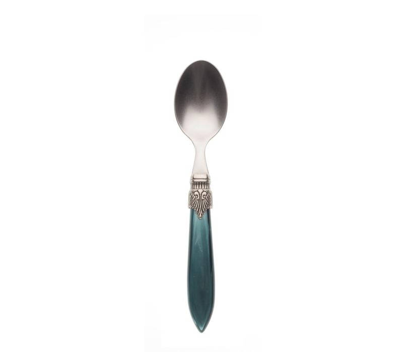 Murano Dessertlöffel Dunkelgrün