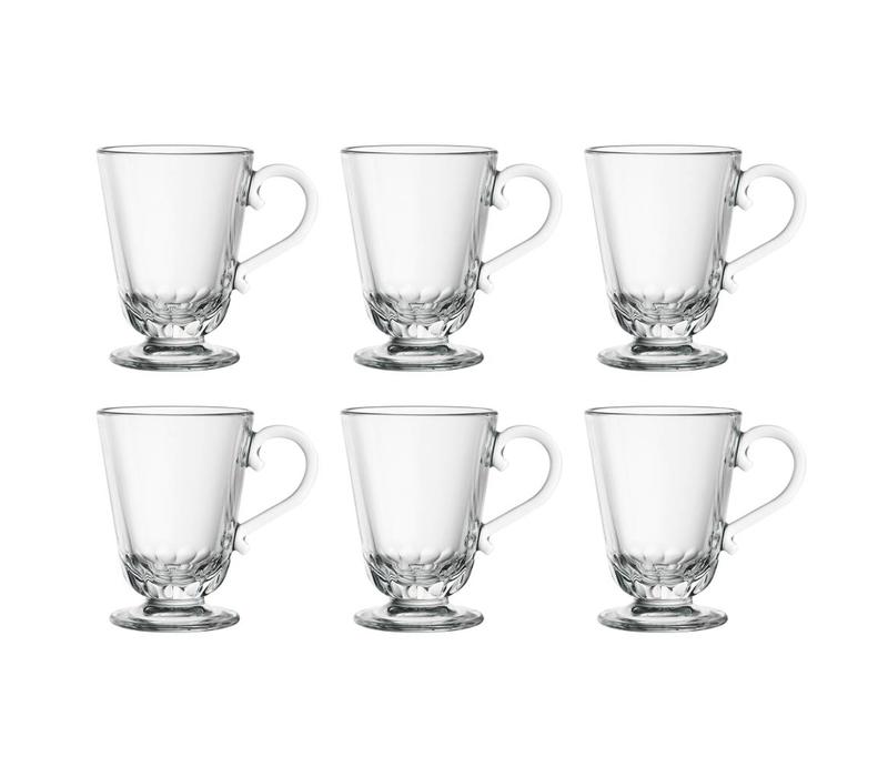 Rochere Set 6 Tea Glasses 25 cl Blanc