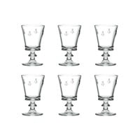 Rochère Set of 6 Wine Glasses 24 cl Honey Bee