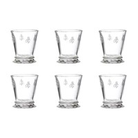 Rochère Set 6 Water/Tumbler Glazen 27 cl Honingbij