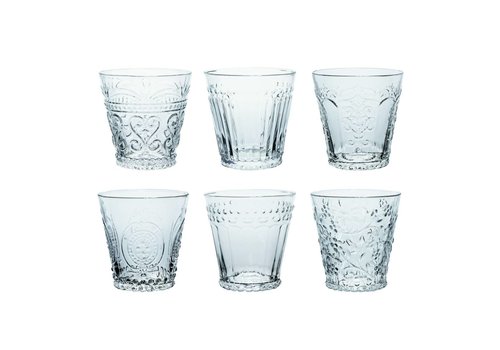 Kom Amsterdam Kom Amsterdam set 6 Wasser/Tumbler Gläser 24 cl Aqua gemischt