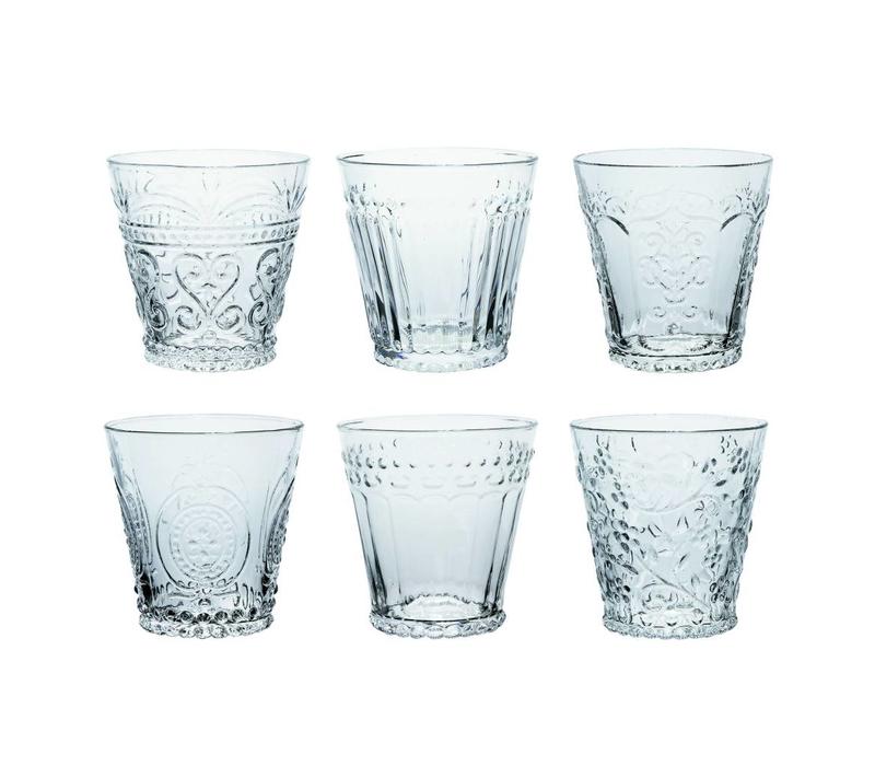 Kom Amsterdam set 6 verres à eau/tumbler 24 cl Aqua mixte