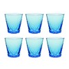 Kom Amsterdam Kom Amsterdam lot de 6 verres à eau/tumbler 24 cl Aqua no.6 bleu