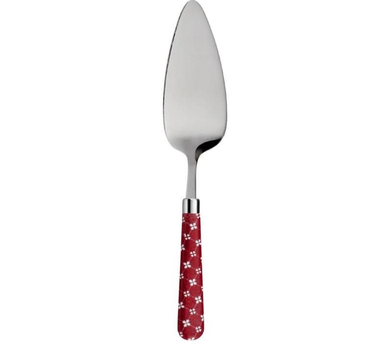 cake server campagne country chic red