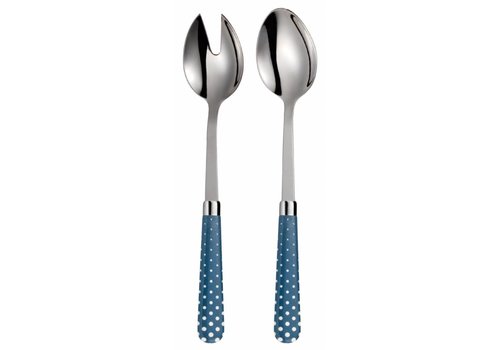 Campagne salad servers campagne blue snow