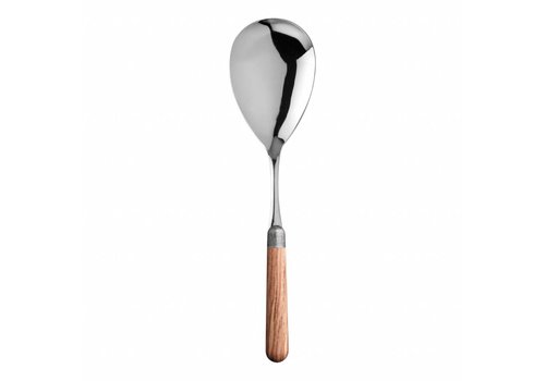 Antique Wood Serving Spoon Pine Wood