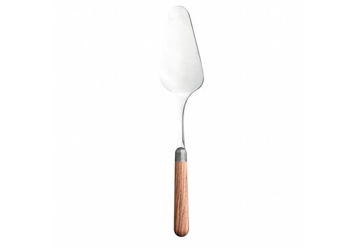Antique Wood Cake Server Pine Wood