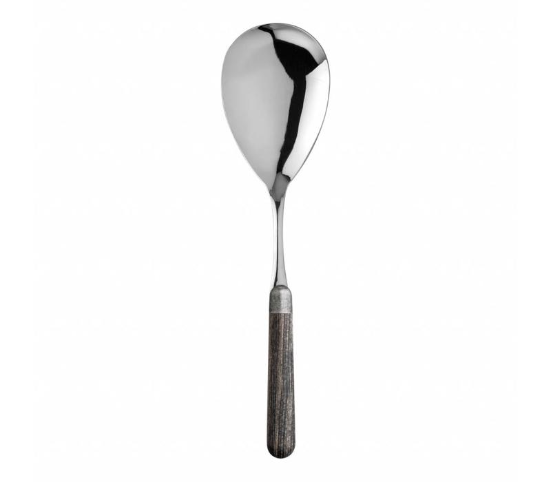 Antique Wood Serving Spoon Wenge