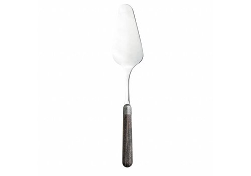 Antique Wood Cake Server Wenge